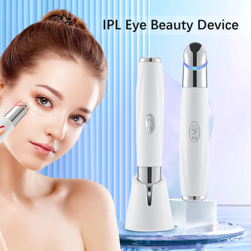 IPL Eye Massage Beauty Device – 3-Color LED Photon Therapy & Heated Vibrator