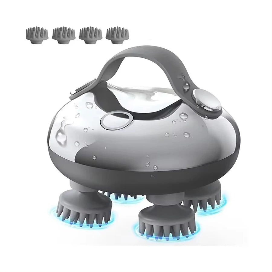 Portable, Rechargeable Hair Growth & Stress Relief Head Massage