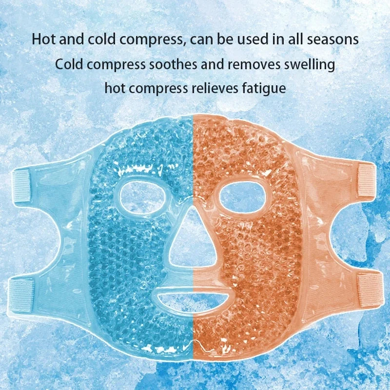 Ice Mask Face & Eyes - Cold & Hot Compress Beauty Mask