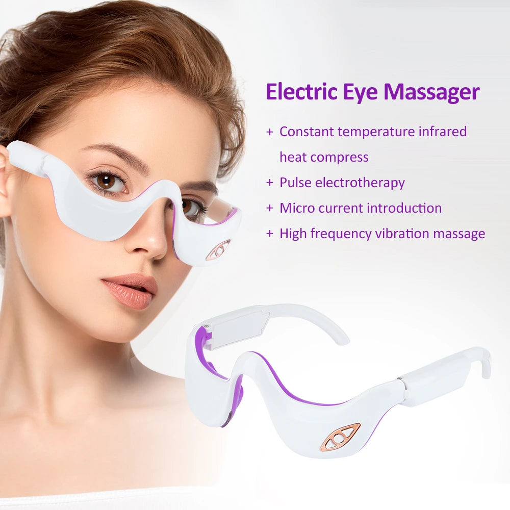 3D Eye Beauty Device - Electric Smart Pulse Infrared Heat Compress