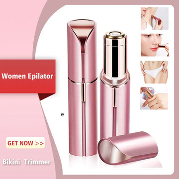 Electric Eyebrow Trimmer Mini Epilator - Portable Facial Hair Removal Tool